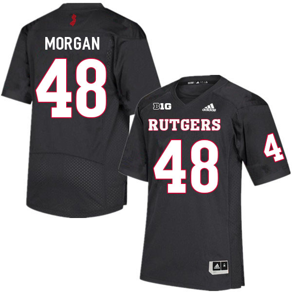 Men #48 Thomas Morgan Rutgers Scarlet Knights College Football Jerseys Sale-Black
